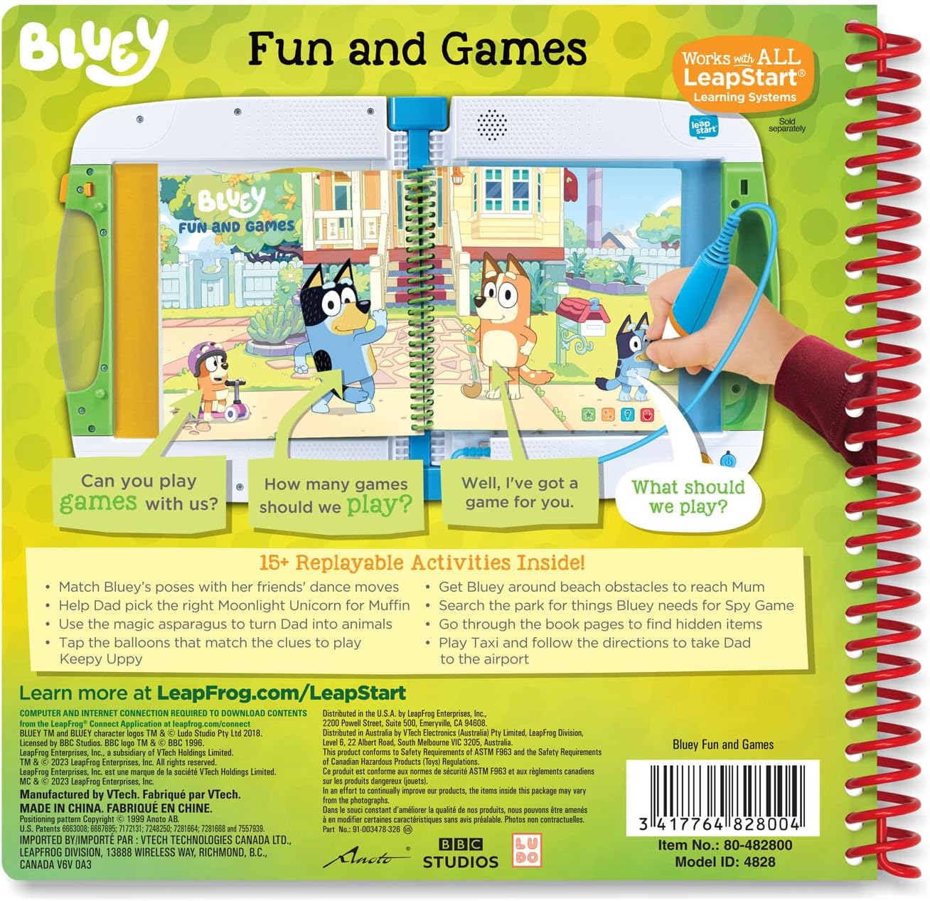 LeapFrog LeapStart Bluey Fun and