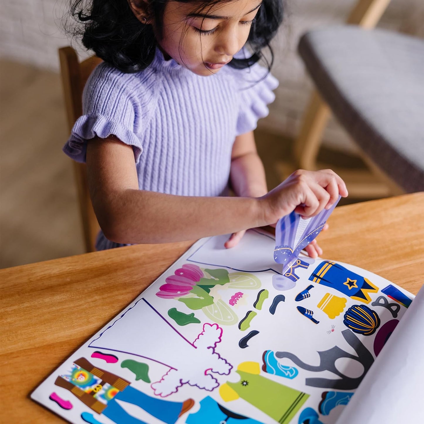 Melissa & Doug Melissa Doug Reusable Sticker Pad Dress-Up - 165 Removable Fashion