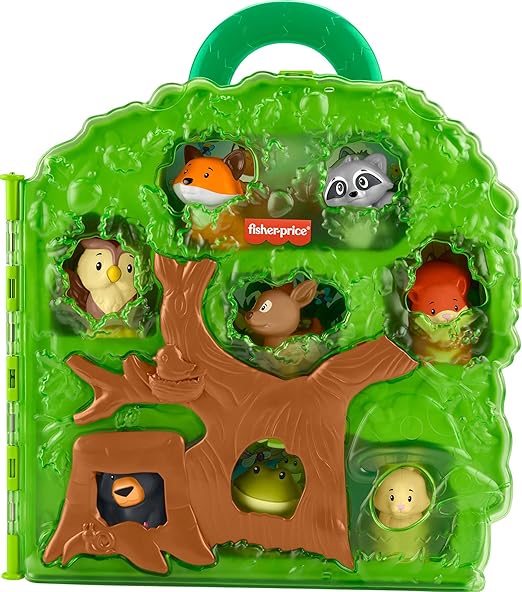 Fisher-Price Little People Toddler Toy Forest Friends Carry Case Playset