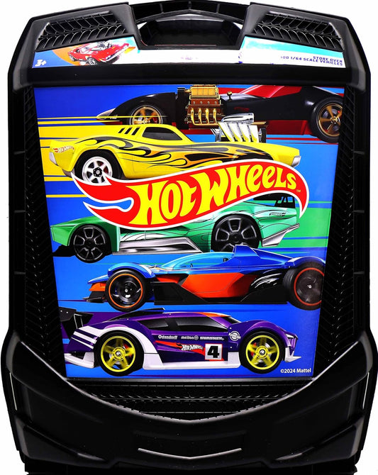 Tara Toys Hot Wheels 100 Car Rolling Storage Case