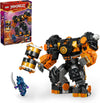 LEGO NINJAGO Cole's Elemental Earth Mech Mini Ninja Toy Customizable Action Figure