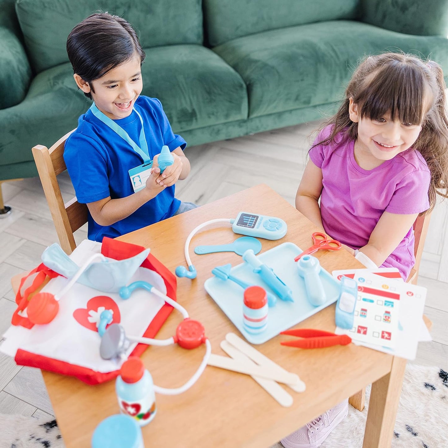 Melissa & Doug Melissa Doug Get Well Doctor's Kit - 25 Toy Pieces - Doctor Role Doctor