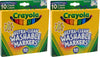 Crayola Ultraclean Broadline Classic Washable Markers 10 Count Pack of 2