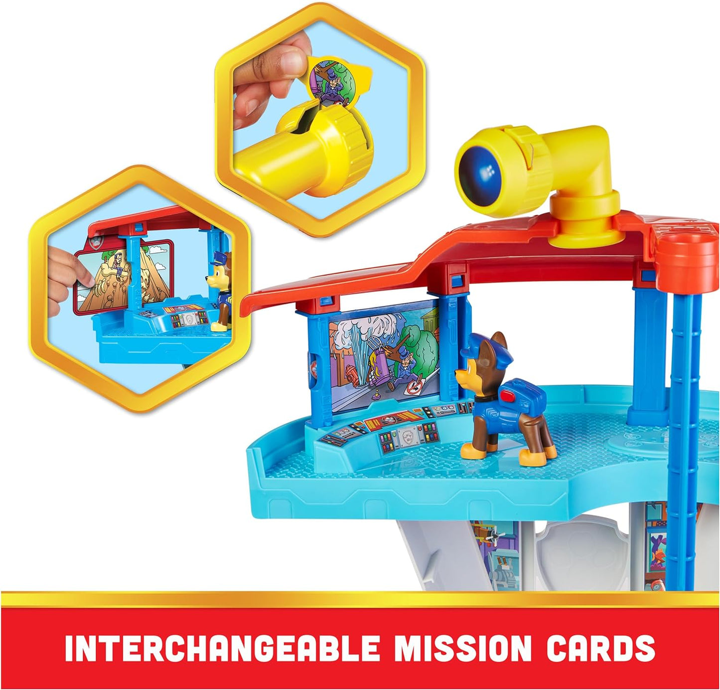 Paw Patrol Chase's Patrol Cruiser Toy Car with Action Figure Sustainably Minded for Boys