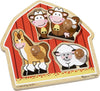 Melissa & Doug Melissa Doug Barnyard Animals Jumbo Knob Wooden Puzzle