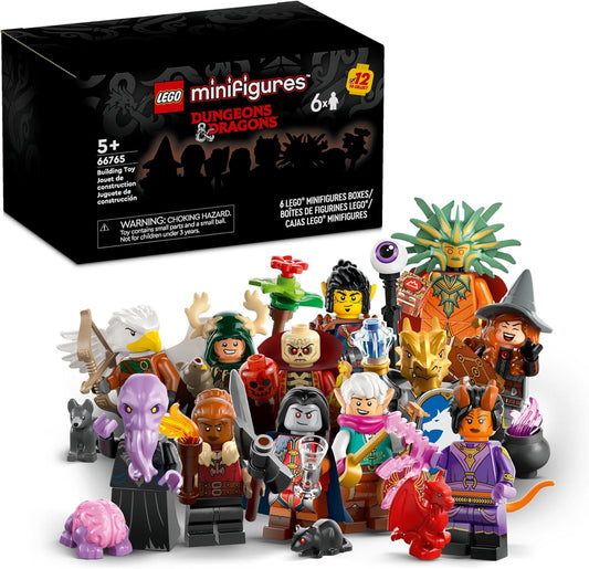 LEGO Minifigures Dungeons Dragons 6 Pack - Toy for Boys Girls Ages 5 - Figures for Adult