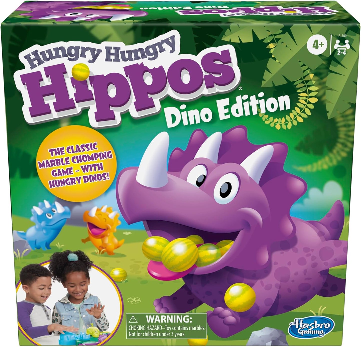 Hasbro Gaming Hungry Hungry Hippos Dino Edition Board Game