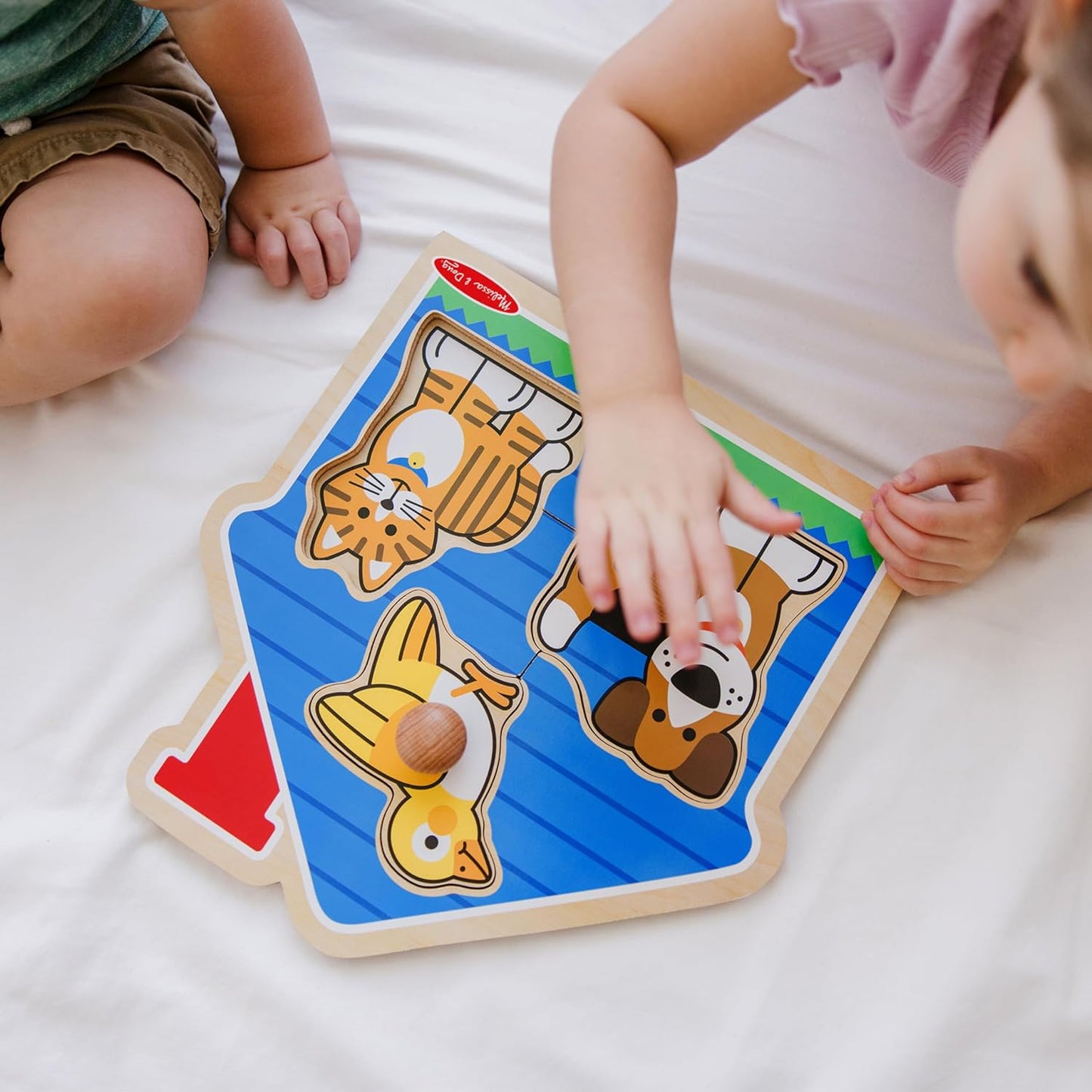 Melissa & Doug Melissa Doug Pets Jumbo Peg Wooden Puzzle