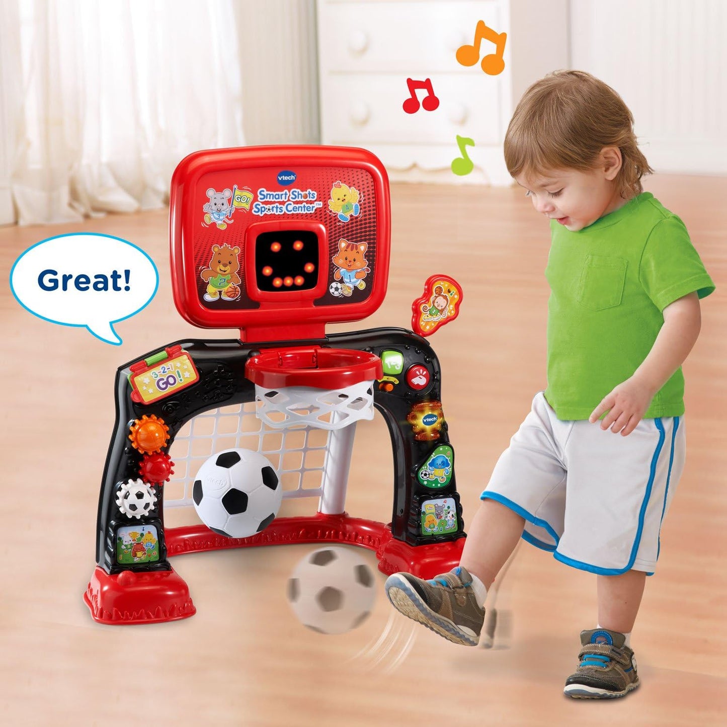 VTech Smart Shots Sports Center Frustration Free Packaging Red