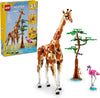 LEGO Creator 3 in 1 Wild Safari Animals Rebuilds into 3 Different Safari Animal Figures - Giraffe Toy Gazelle Toy or Lion Toy Nature Toy Building Set