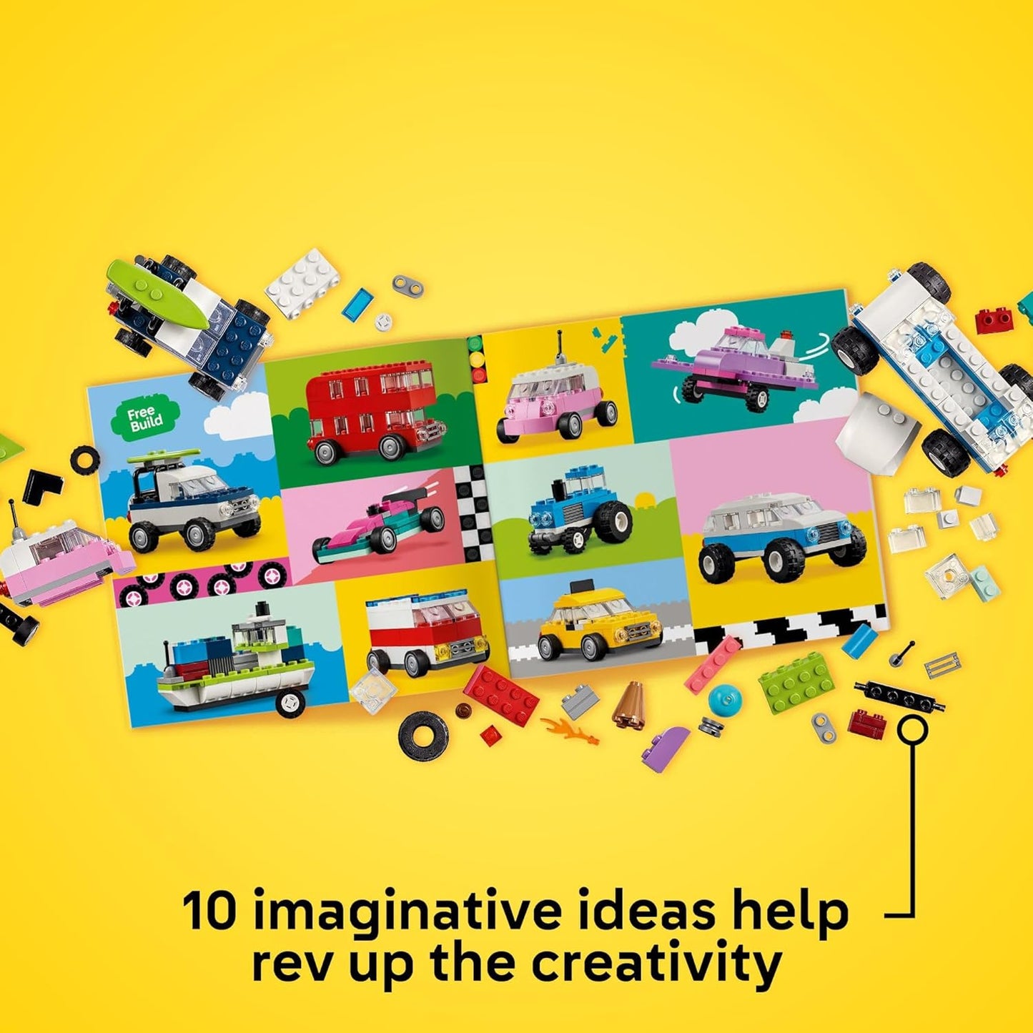 LEGO Classic Creative Vehicles A" Colorful Building Kit