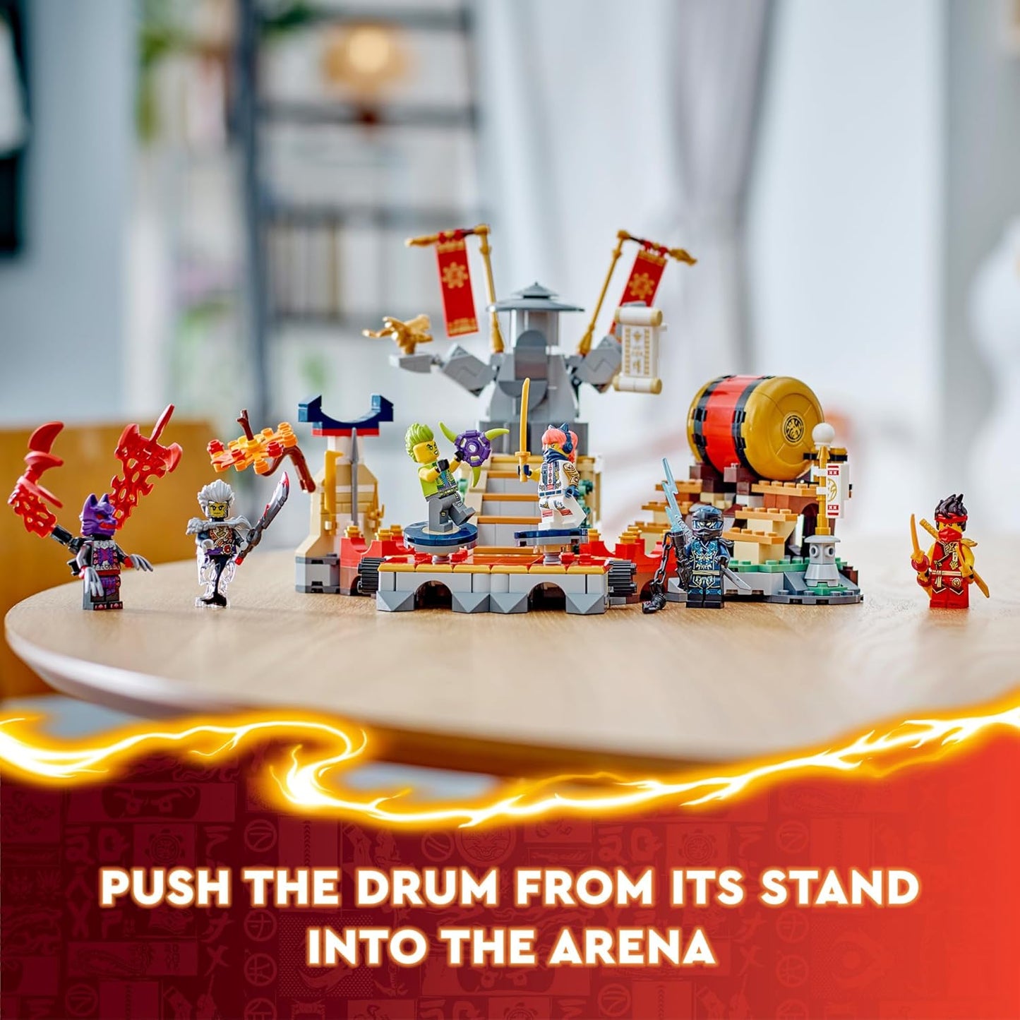 LEGO NINJAGO Tournament Battle Arena Playset with 6 Minifigures Action Toy for Ninja Toy Building Set