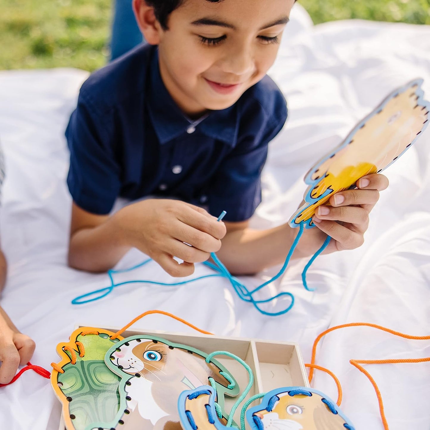 Melissa & Doug Melissa Doug Lace and Trace Activity Set 5 Wooden Panels and 5 Matching