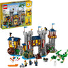 LEGO Creator 3 in 1 Medieval Castle Toy Transforms from Castle to Tower to Marketplace