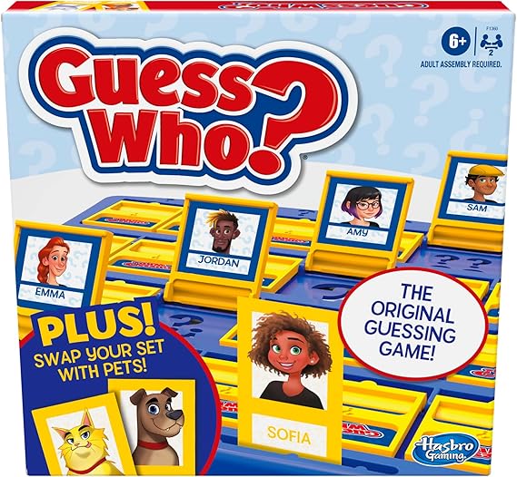 Hasbro Gaming Guess Who People Pets Board Game