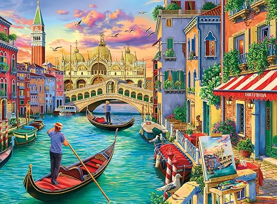 Buffalo Games Buffalo - Image World - Sights of Venice - 1000 Piece Jigsaw Puzzle