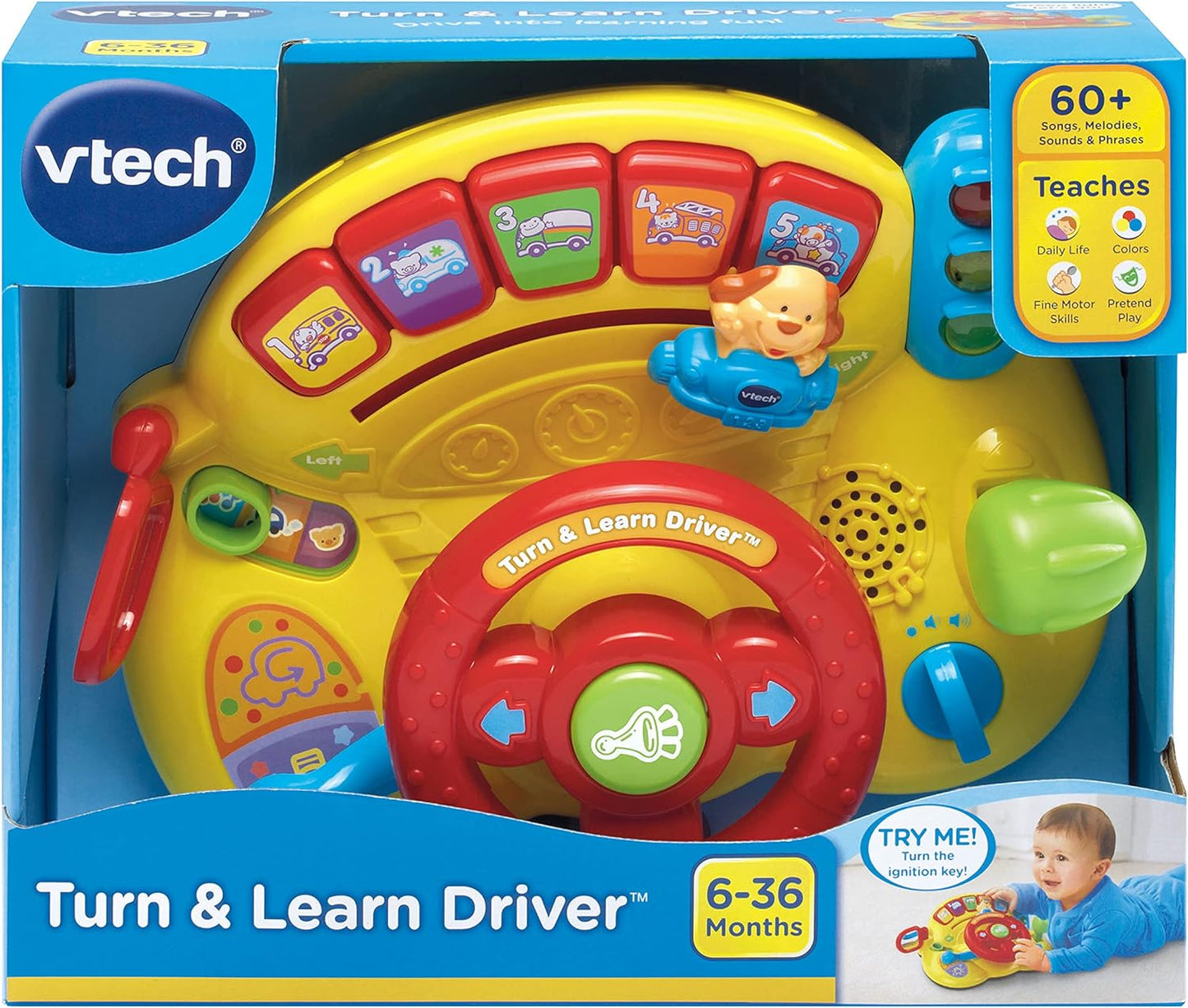 VTech Turn and Learn Driver Yellow