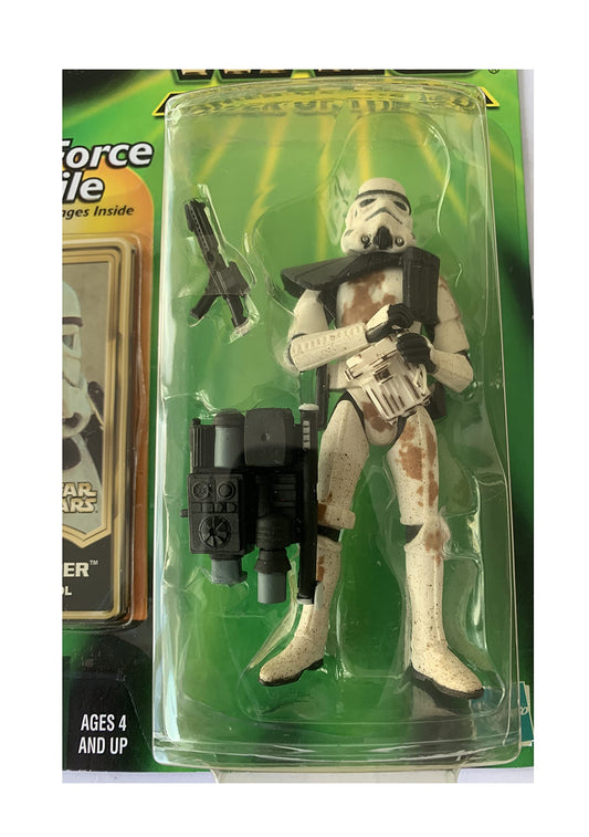 Star Wars Power of the Jedi Sandtrooper Tatooine Patrol Action Figure 3.75 Inches