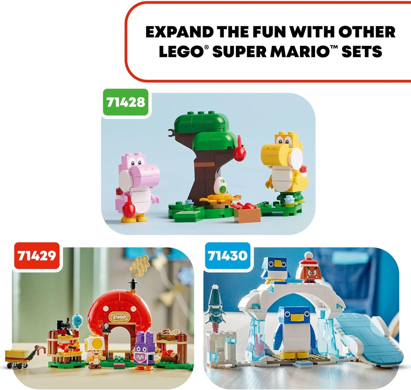 LEGO Super Mario Bowser's Muscle Car Expansion Set Bowser Toy for Boys Girls and Gamers