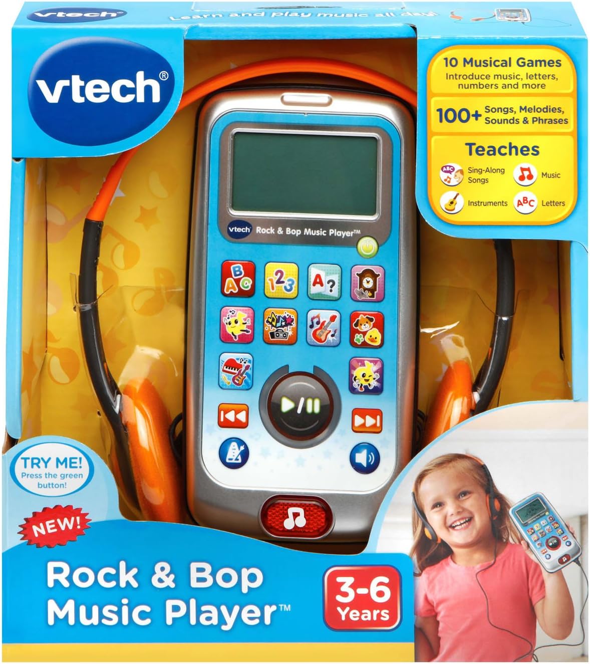 VTech Rock and Bop Music Player Blue