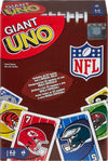 Mattel Games Mattel Giant UNO NFL Game for Adults Family with Oversized Card Deck for