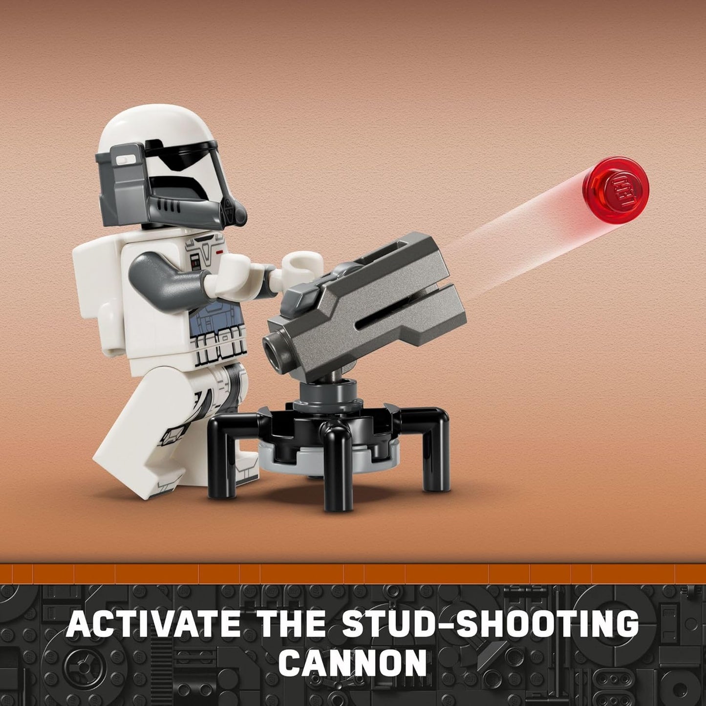 LEGO Star Wars The Mandalorian Ambush on Mandalore Battle Pack Building Toy with 4 Star Wars Minifigures Brick Built Playset