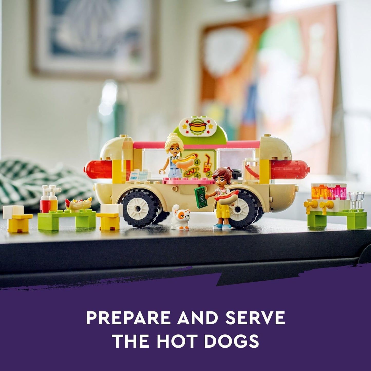 LEGO Friends Hot Dog Food Truck Toy with Mini Doll
