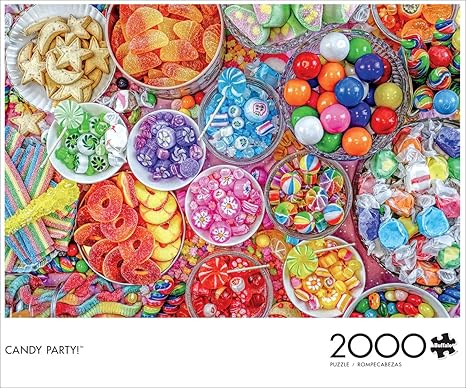 Buffalo Games Buffalo - Lars Stewart - Candy Party - 2000 Piece Jigsaw Puzzle