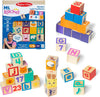 Melissa & Doug Ms. Rachel Melissa Doug Letter Number and Game Wooden Learning Blocks with