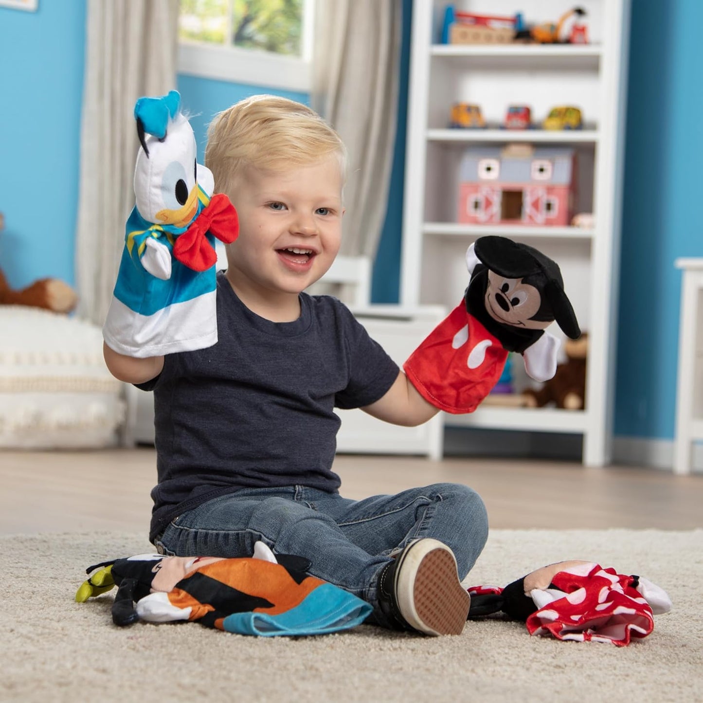 Melissa & Doug Melissa Doug Disney Mickey Mouse Friends Soft Cuddly Hand Puppets