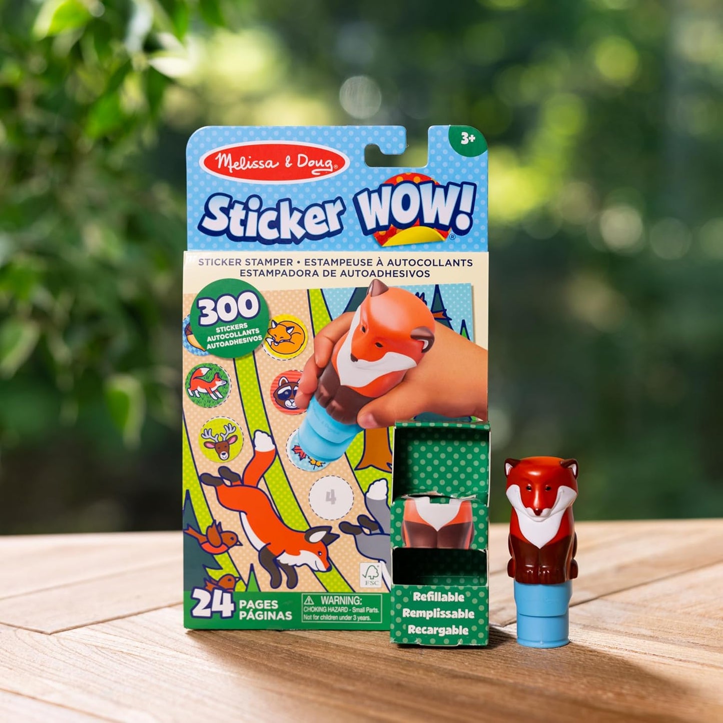 Melissa & Doug Melissa Doug Sticker Wowa 24-Page Activity Pad and Sticker Stamper 300