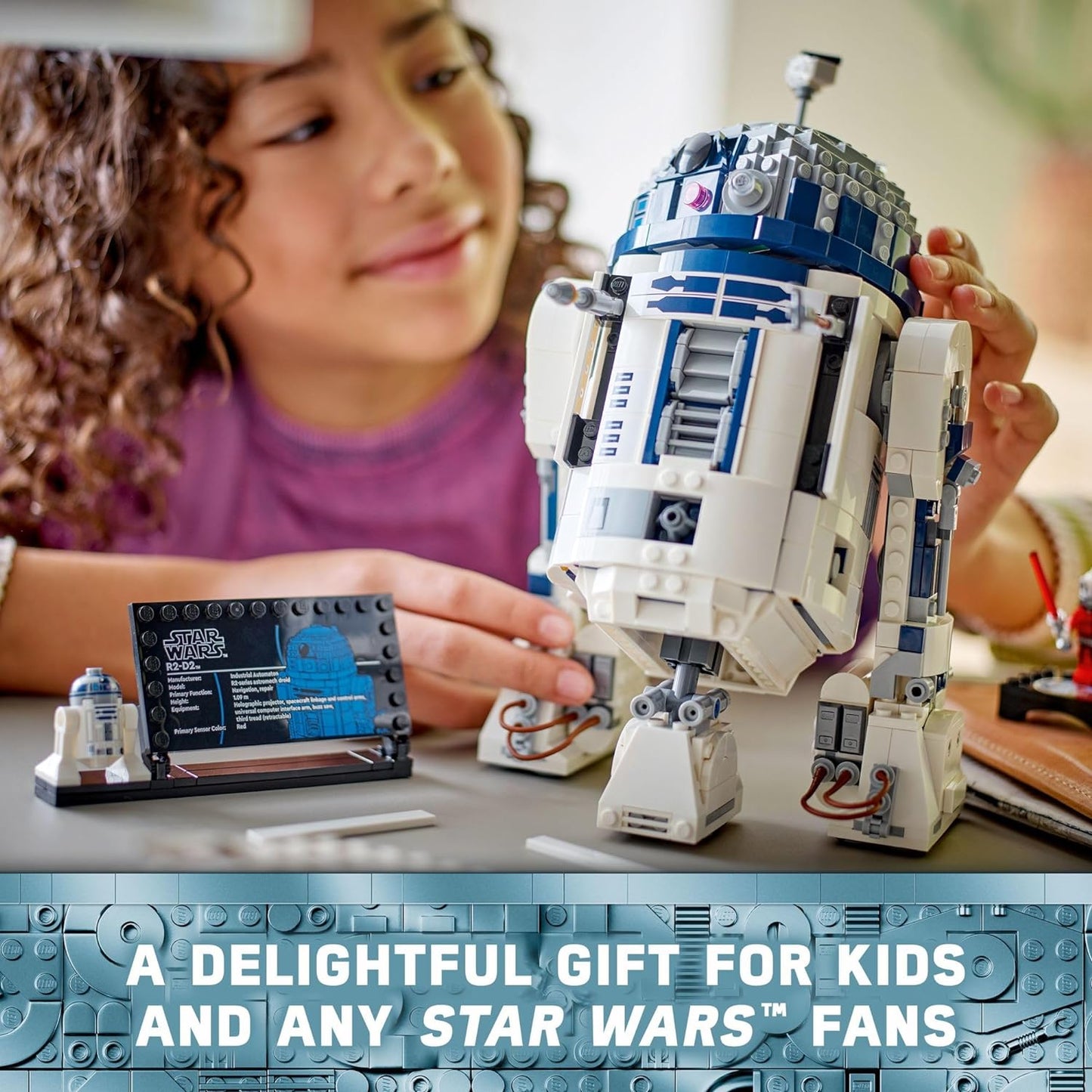 LEGO Star Wars R2-D2 Building Toy Set - Play or Display Star Wars Toy for Boys Girls Ages