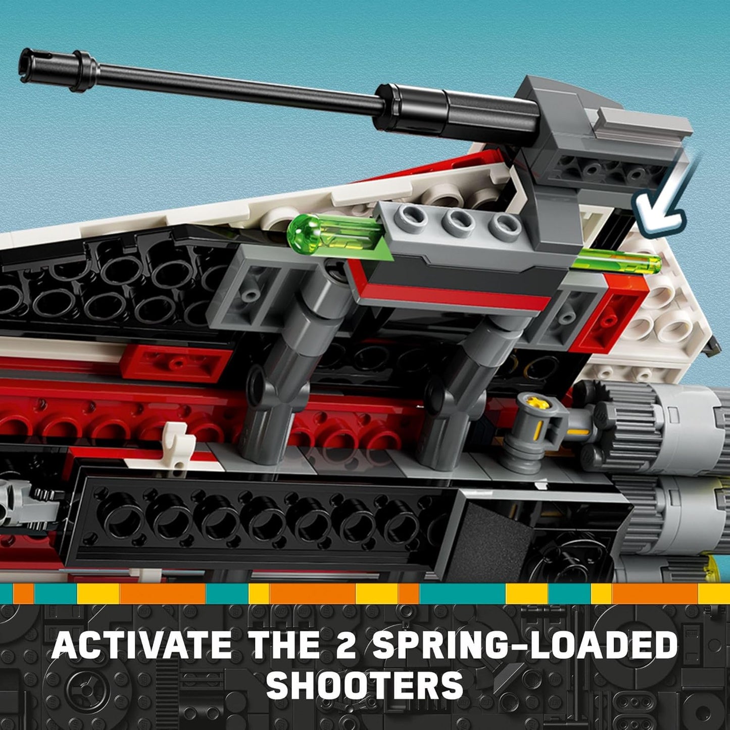 LEGO Star Wars Jedi Bob's Starfighter Buildable Toy Vehicle