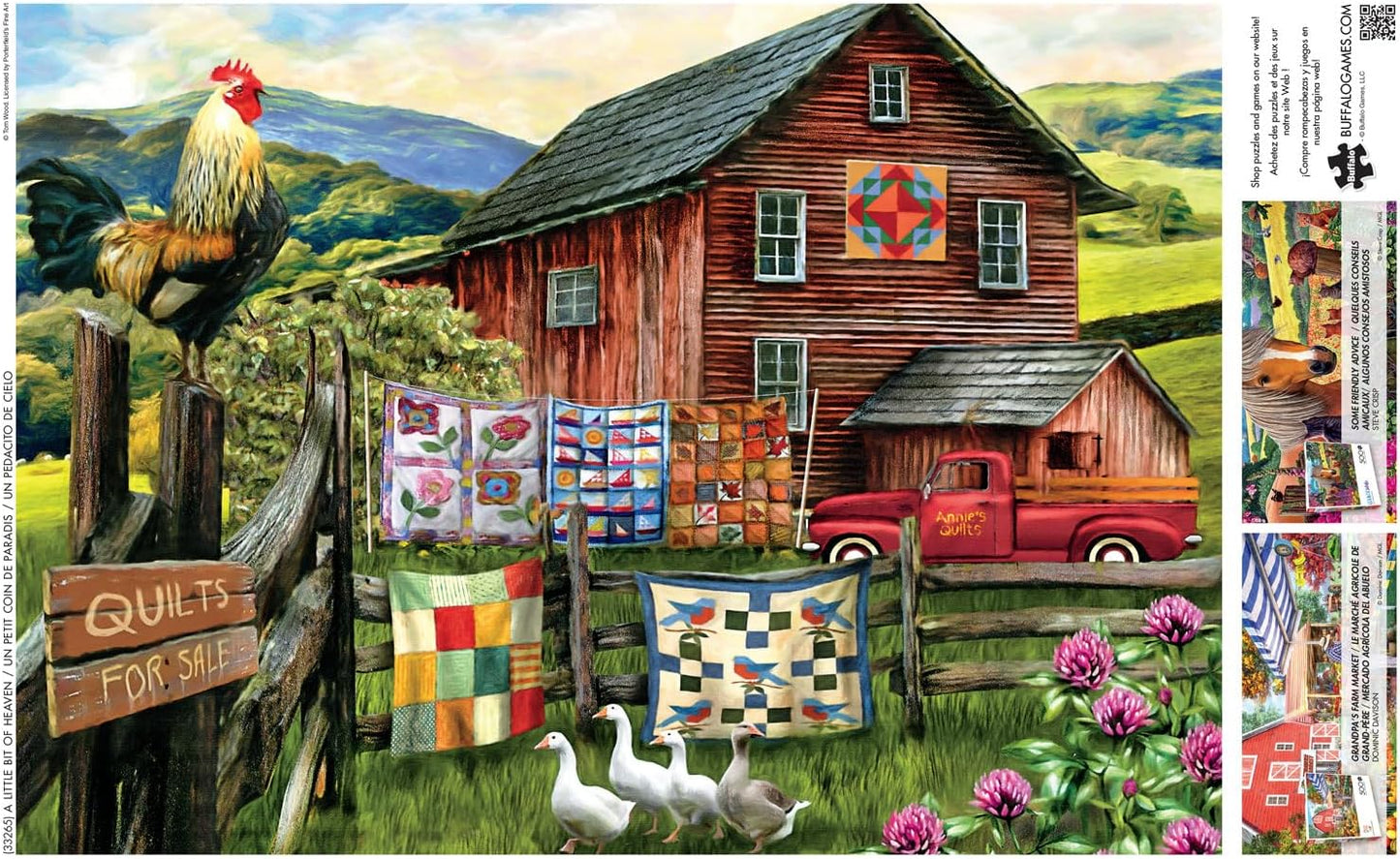 Buffalo Games Buffalo - Tom Wood - A Little Bit of Heaven - 500 Piece Jigsaw Puzzle