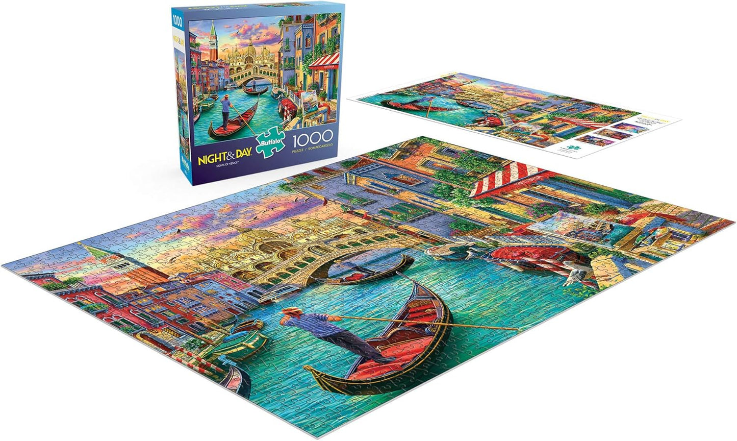 Buffalo Games Buffalo - Image World - Sights of Venice - 1000 Piece Jigsaw Puzzle