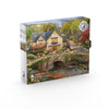 Buffalo Games Buffalo - Silver Select - Thomas Kinkade - Summer in Cobblestone Village - 1000 Piece Jigsaw Puzzle