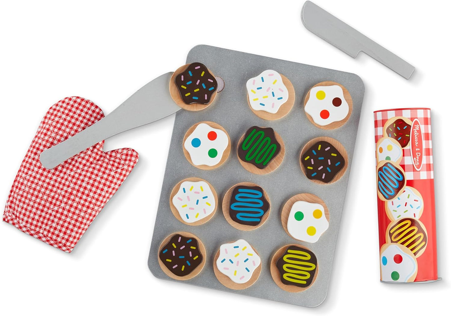 Melissa & Doug Melissa Doug Slice and Bake Wooden Cookie Play Food Set