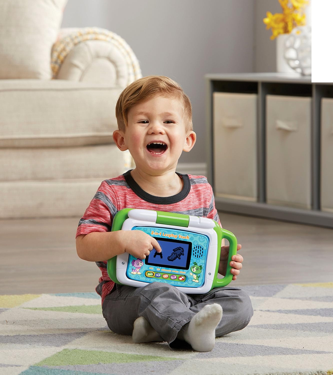LeapFrog 2-in-1 LeapTop Touch Green