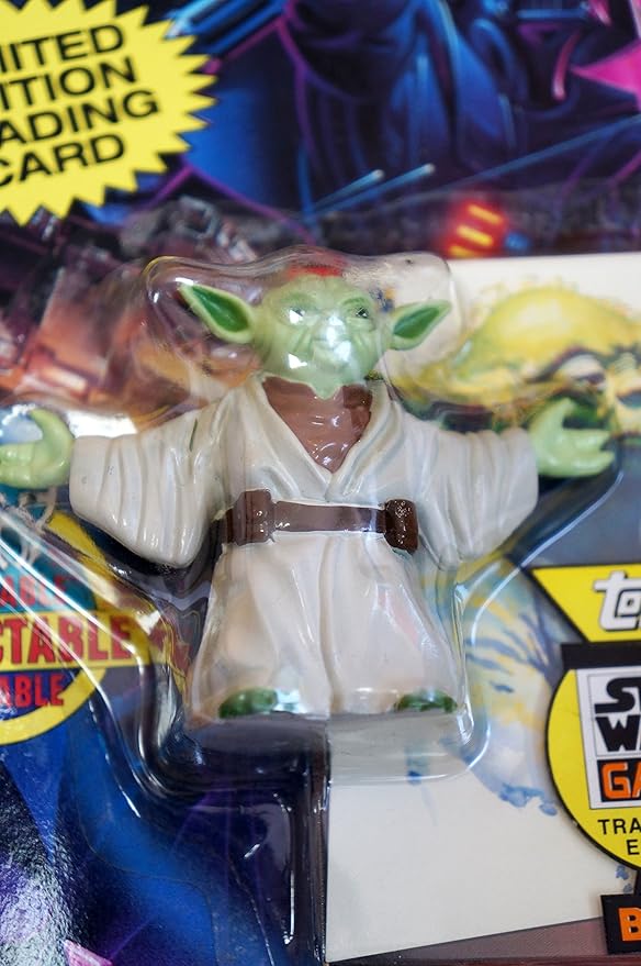 Just Toys LLC Star Wars Bend-ems Yoda Figure with Limited Edition Trading Card