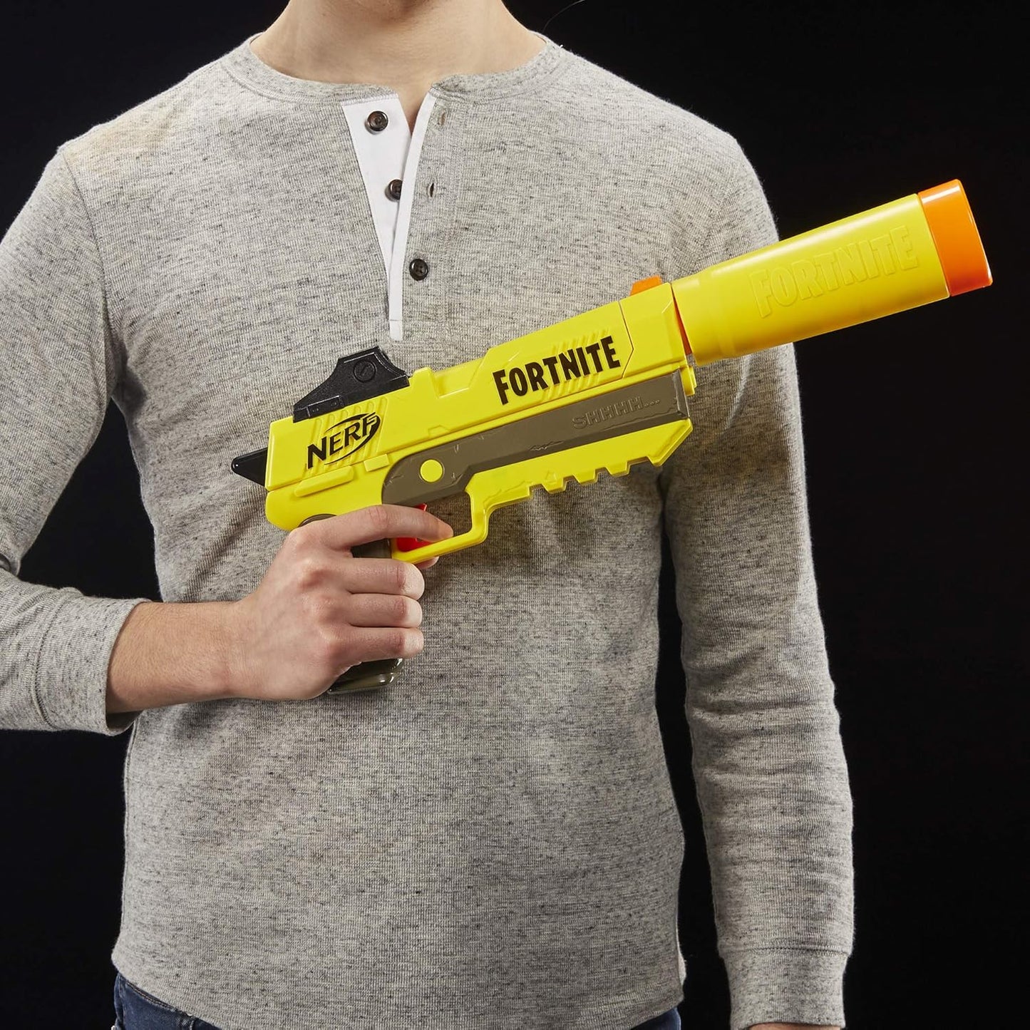 Nerf Fortnite SP-L Elite Dart Blaster A" Detachable Barrel & 6-Dart Capacity – 6