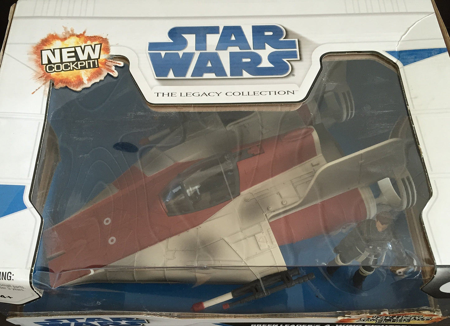 Star Wars Saga 2008 Legacy Collection: Exclusive Green Leader's A-Wing Fighter – 2008