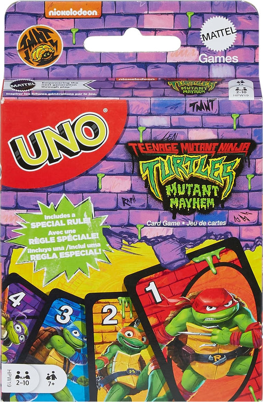 Mattel Games Mattel UNO Teenage Mutant Ninja Turtles Mutant Mayhem Card Game