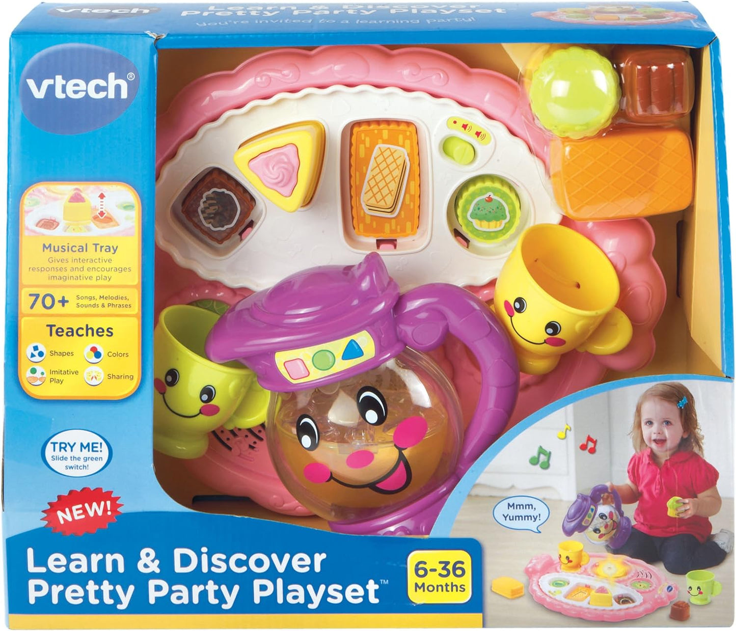VTech 80-158500 Learn Discover Pretty Party Playset