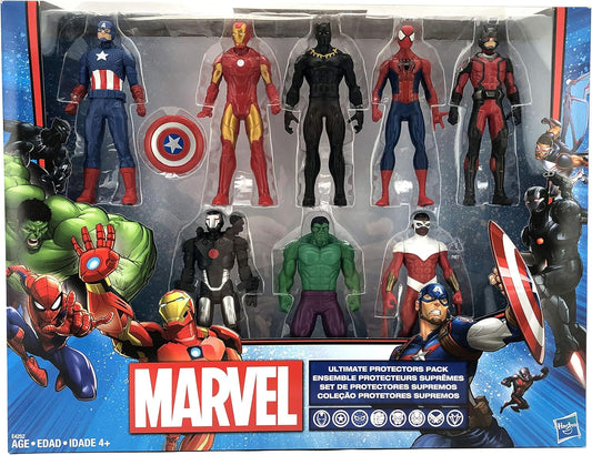 Hasbro Marvel Avengers Action Figures - Iron Man Hulk Black Panther Captain America
