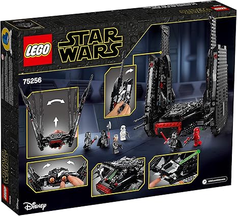 LEGO Star Wars The Rise of Skywalker Kylo Ren's Shuttle 75256 Star Wars Shuttle Action