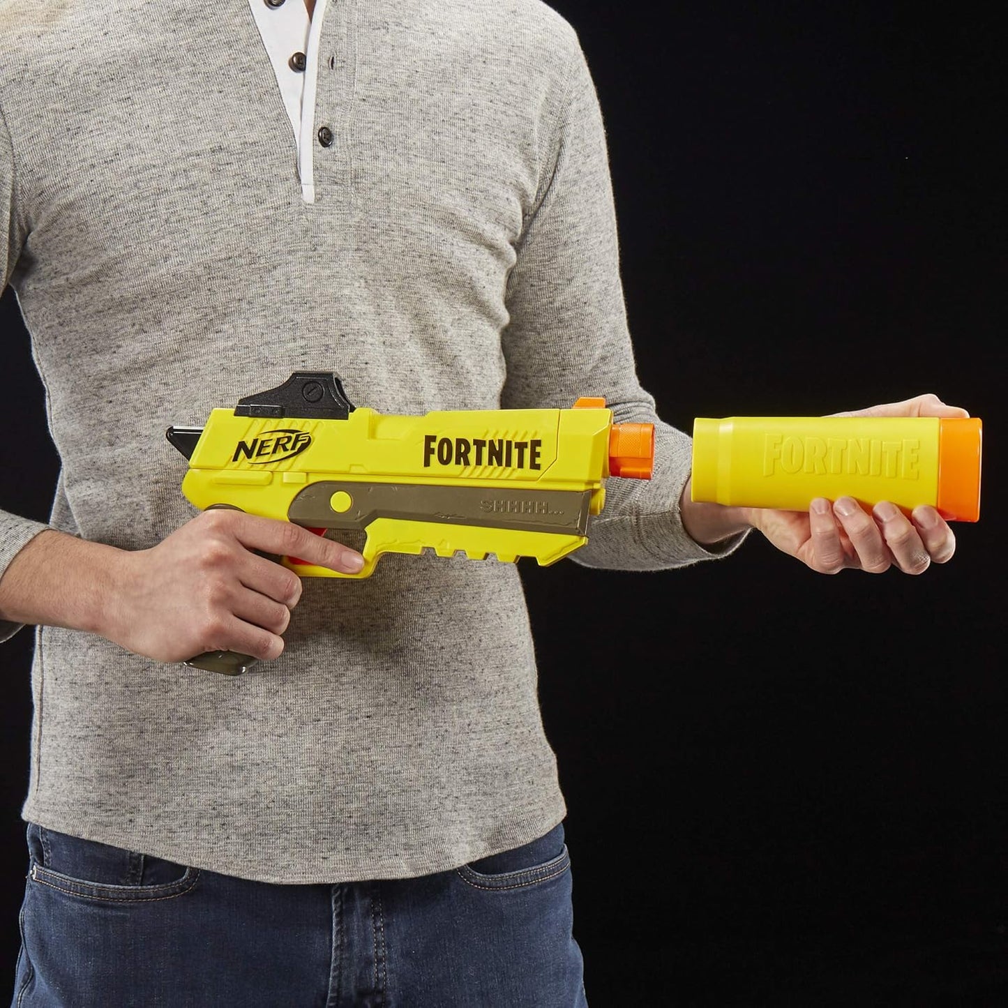 Nerf Fortnite SP-L Elite Dart Blaster A" Detachable Barrel & 6-Dart Capacity – 6