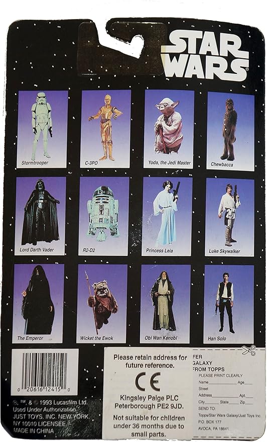 Just Toys LLC Star Wars Bend-ems Yoda Figure with Limited Edition Trading Card