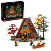 LEGO Ideas A-Frame Cabin 21338 Display Set Buildable Model Kit Nature and Architecture