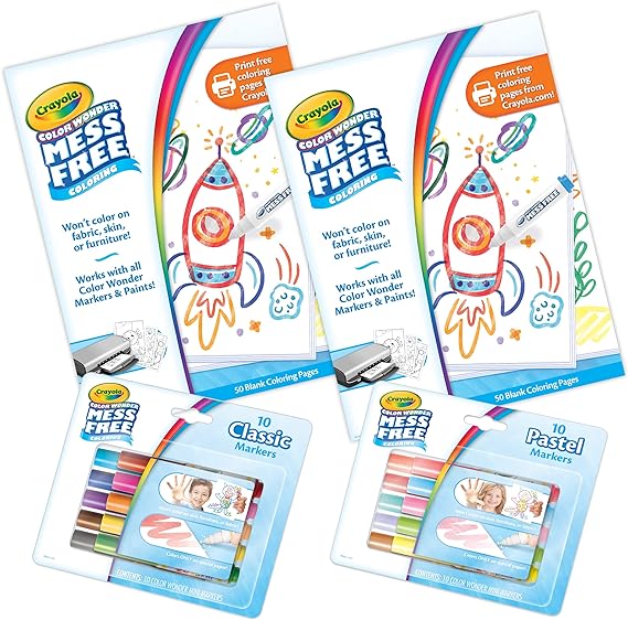 Crayola Color Wonder Mess Free Coloring Kit 120ct 100 Mess Free Coloring Pages 20 Mini