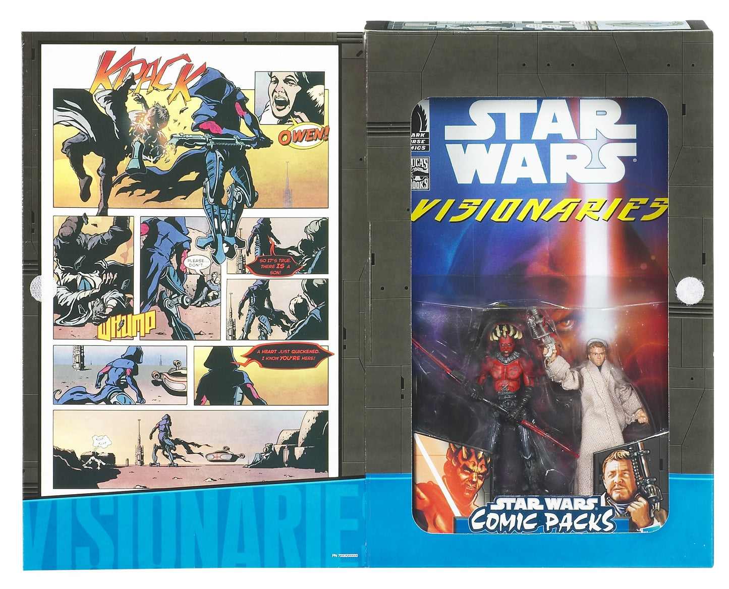 Hasbro Star Wars Visionaries 2010 SDCC San Diego ComicCon Comic Book 2Pack Darth Maul